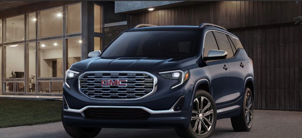 gmc terrain parked in driveway