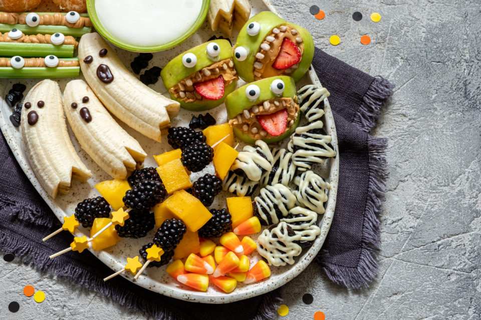 Fruit Halloween Treats.